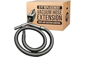 MP Maresh Products Vacuum Cleaner Replacement Hose for Oreck Buster B Compact Handheld Models - Vacuum Hose Extension, Wet Dry Vacuums, Friction Fit Industrial Grade, 3 Feet by 1-1/4 Inch - Black