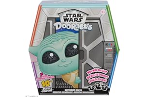 Just Play Star Wars™ Doorables Puffables Plush – Star Wars: The Mandalorian™, 10-inch Collectible Plush Featuring Glitter Eyes, Styles May Vary, Kids Toys for Ages 3 Up