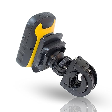 Smart-Planet Fahrradhalter für Ihr Garmin GPS Gerät (vibrationsfrei, mit gut durchdachtem QuickFix-System - Farbe: Schwarz - 