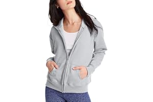 Hanes Women's Hoodie, Ecosmart Fleece Full-zip Hoodie, Zip-up Hooded Sweatshirt