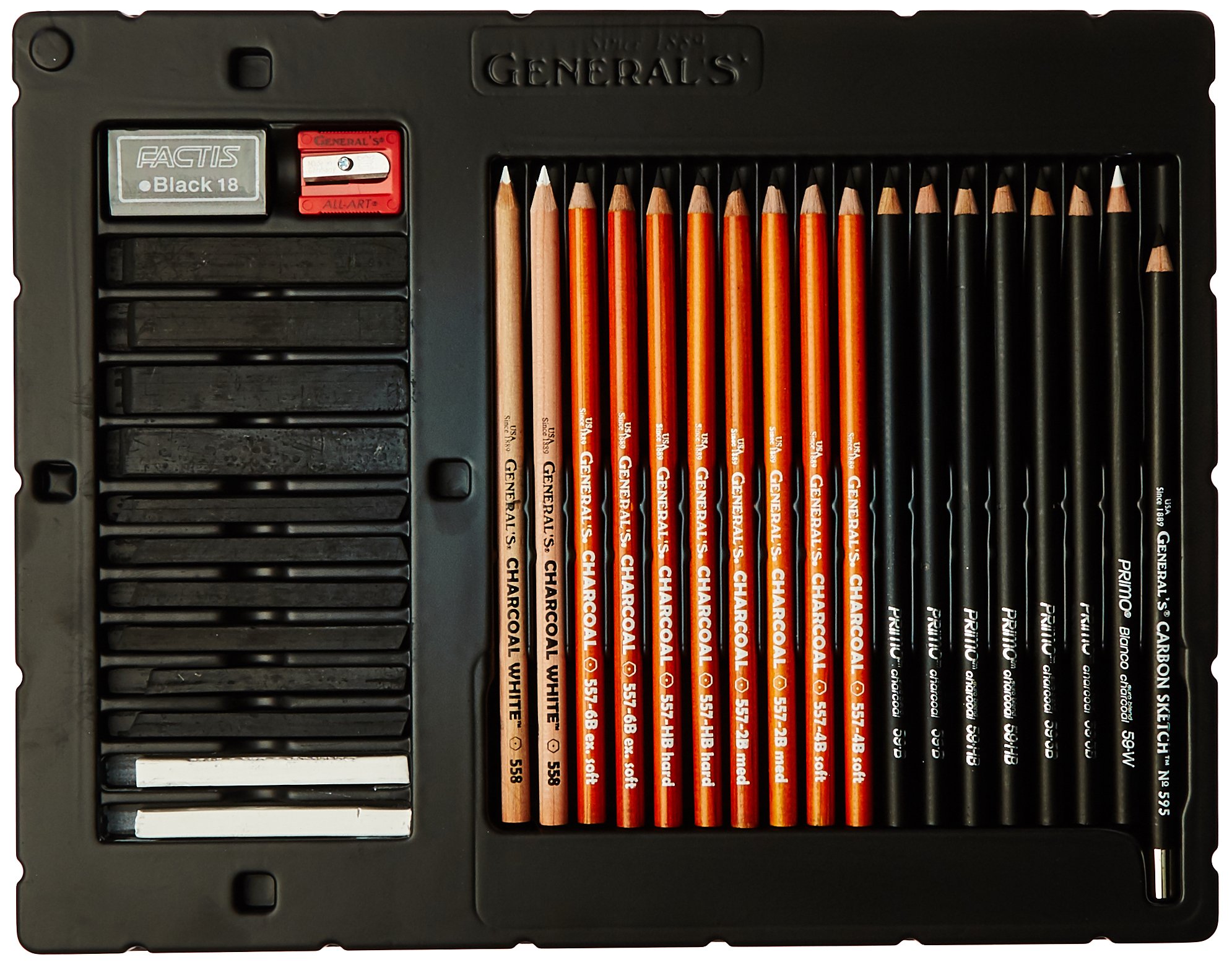 General 33Piece Classic Charcoal Drawing Set Buy Online in United