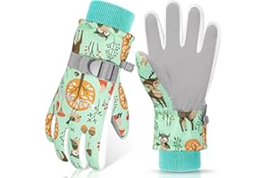 CYCLESPEED Winter Gloves for Boys Girls Kids Snow Gloves Toddler Waterproof Gloves for Snowboarding