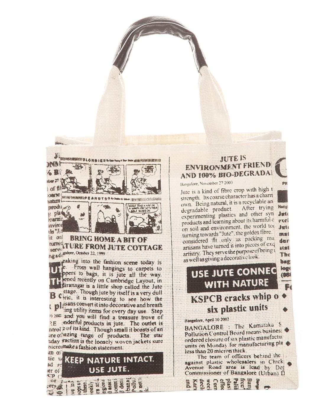 jute cottage women's tote bag (white) (ox1010)