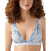Wacoal Womens Embrace Lace Lightly Lined Wire Free Mid Coverage Bralette, 852191