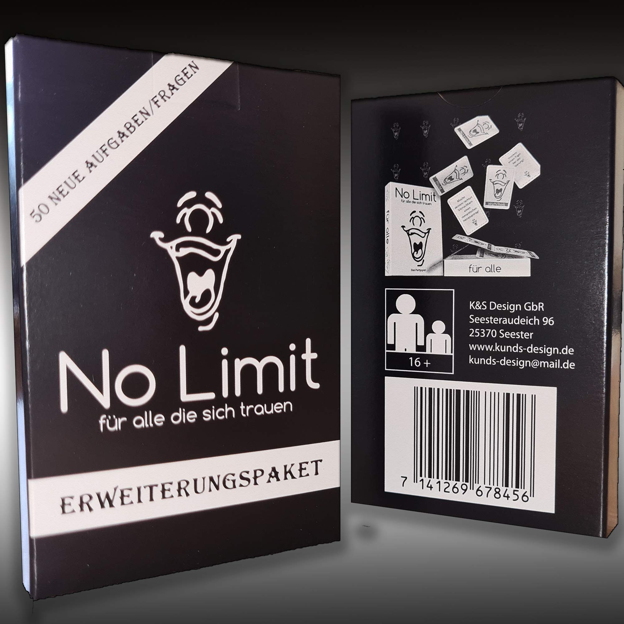 No Limit für alle die sich trauen - Expansion Pack | 50 New Tasks/Questions | Party Game | Card Game | Truth or Dare
