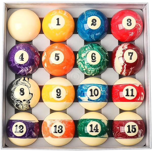 Red And Yellow Billiard Balls Billiard Balls Set - 16 Red & Yellow Pool ...
