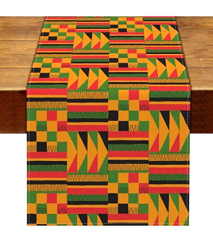 Hafangry Kwanzaa Tischdecke – 152 X 213 Cm, Polyester, Afro-Afrikanisches Design