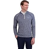 Ben Sherman Mens Quarter Zip Pullover Hooded Sweater – Lightweight, Casual, Work, Golf & Everyday Wear