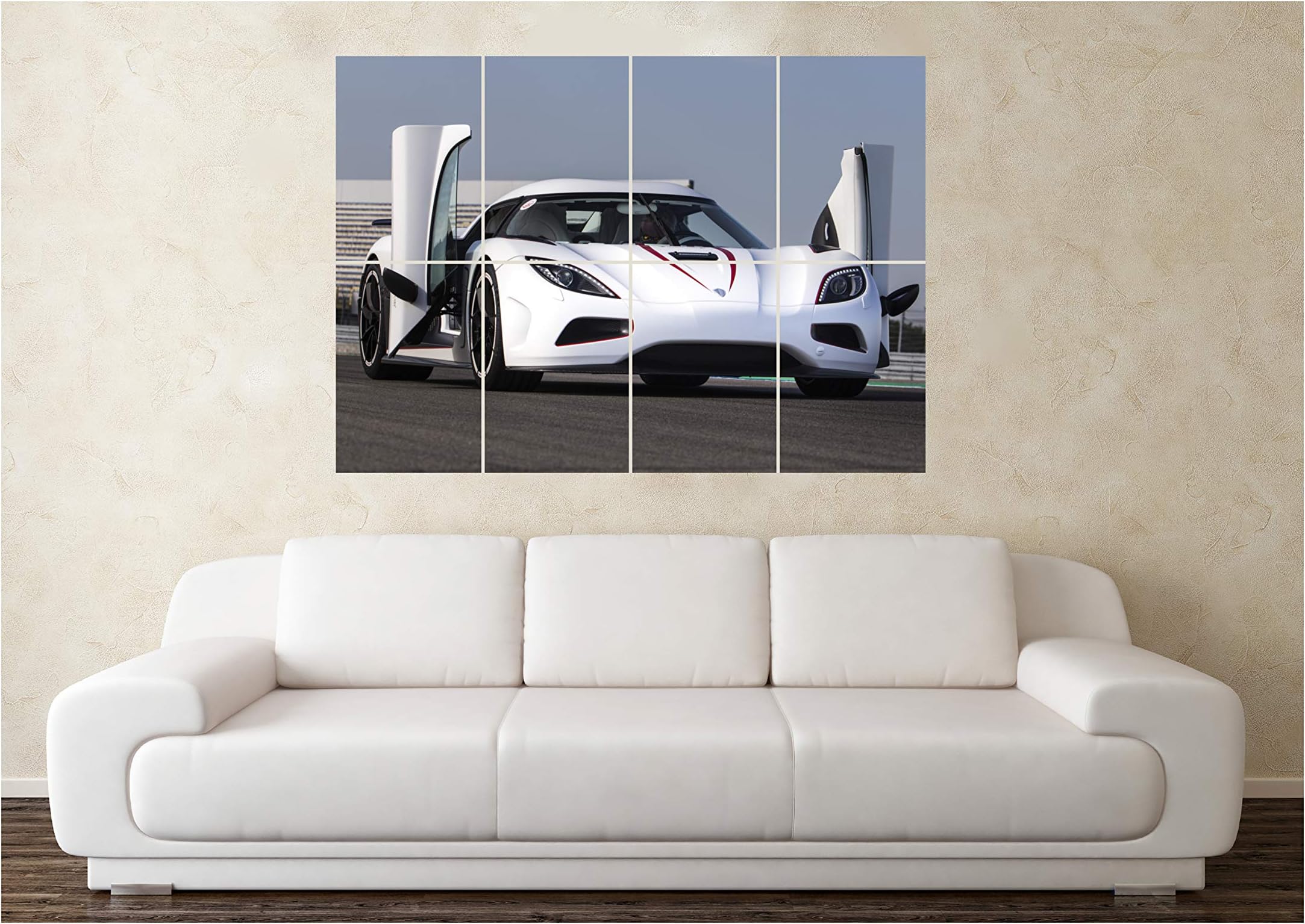 Large Agera R Supercar Sports Car Wall Poster Art Picture Print Hypercar Speed Fast Racing Christmas Birthday Present Gift
