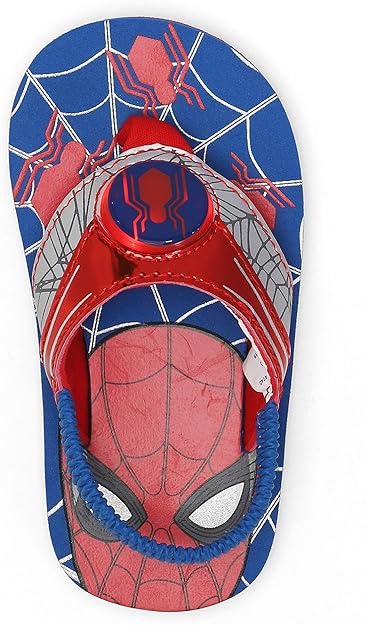 spiderman light up flip flops