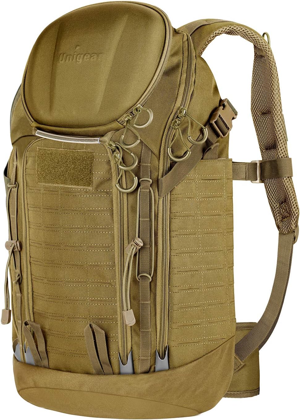 Unigear Tactical Backpacks 900D with MOLLE System, 40L Military Assault Backpacks for 3 Days Hiking, Hunting, Camping