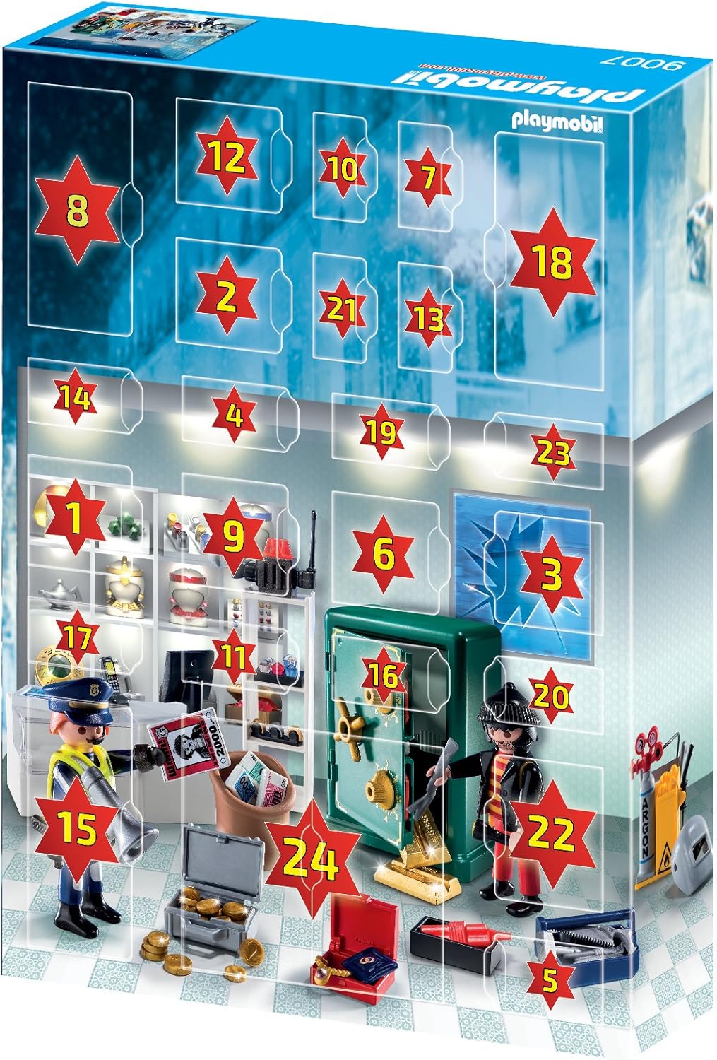 PLAYMOBIL - Calendario de adviento Robo en la joyería (9007 ...