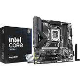 Micro Center Bundle Intel Core Ultra5 245K CPU and mATX Motherboard Combo | paired with GIGABYTE B860M Eagle Plus WIFI6E Motherboard mobo, Processor with integrated graphics, 14 cores up to 5.2 GHz