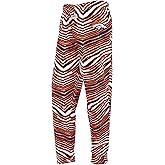 Zubaz NFL Kids Youth 4-18 Original Z88 Pants, Classic Zebra Football Team Color Bottoms for Boys and Girls