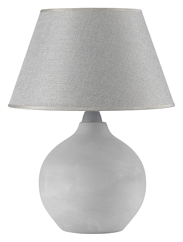 Onli Sfera Lampada Da Tavolo Ceramica Grigio Cemento Ceramicatela