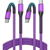 USB C Cable 3A Fast Charging [2Pack 10FT], USB A to USB C Cable for CarPlay | Super Durable USB Type C iPhone Charger USB to USBC Cord for iPhone 18/17/16/15/Pro Max, Samsung Galaxy S26 and More-Upgraded