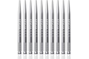 STYLIA Microblading Pens 10 Piece Silver Light Manual Tattoo Eyebrow Pens For Permanent Makeup Supplies | Durable Aluminum Pen With Lock-Pin Tech & Ergonomic Grip | Shape Brows, Fuller & Lush