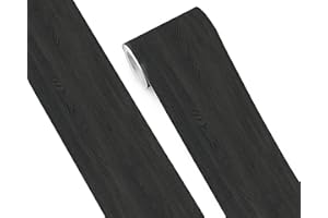 FLFK Mirror Border,Gray Wood Grain Peel and Stick Wallpaper Border Self Adhesive Wallpapers for Living Room Bedroom Kitchen Bathroom 4"x240"