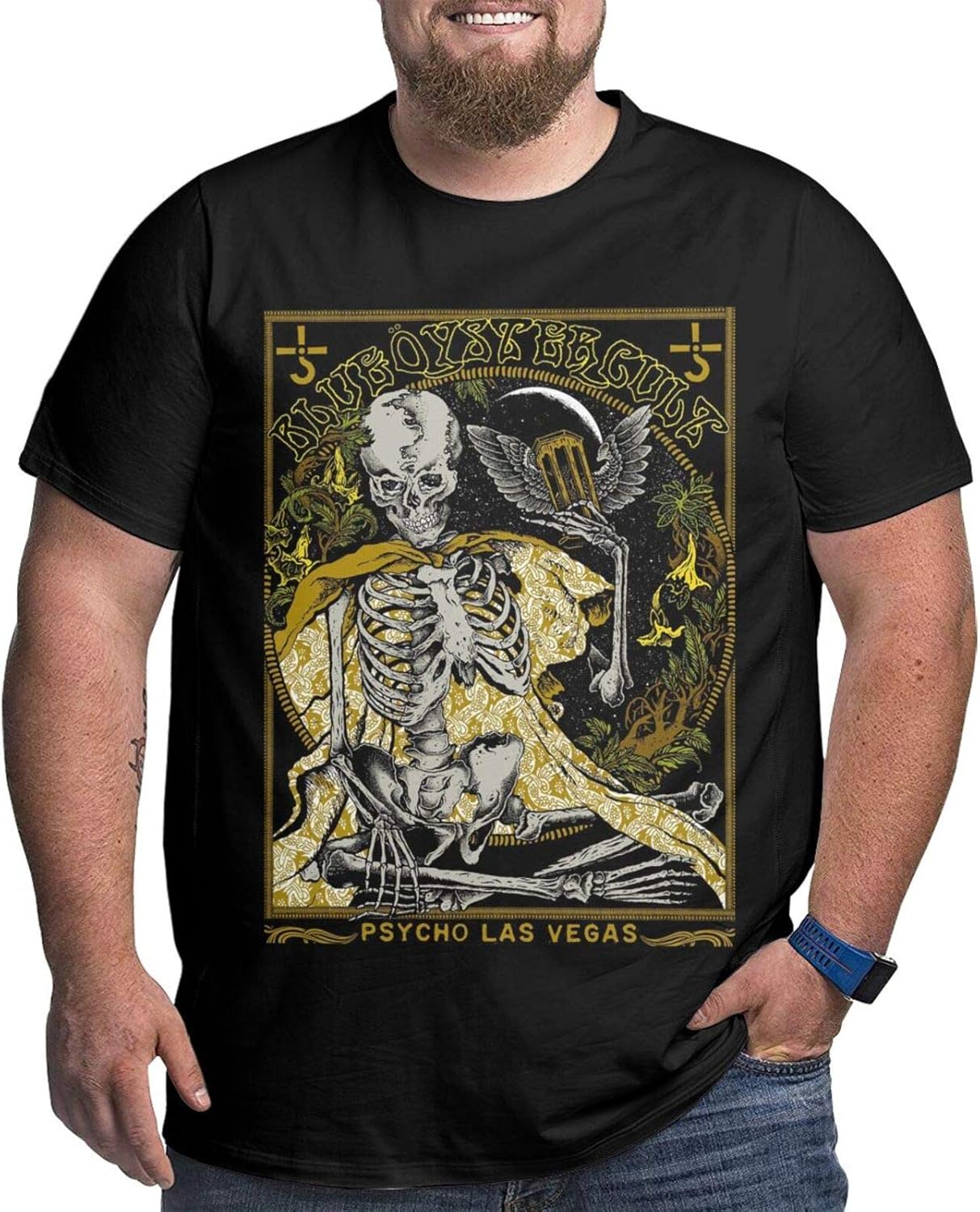 Blue Oyster Cult Big Size TShirt for Men Fashion Cotton T