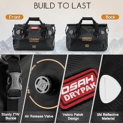 Waterproof Duffel Bag - Motorcycle Dry Bag Tail Bag