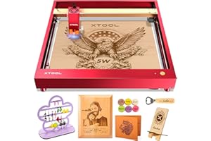 MAKEBLOCK xTool D1 Pro Laser Engraver, 5W Output Power Laser Engraver and Cutter Machine for Beginners, Higher Accuracy Laser Cutter for Wood, Leather, Acrylic, Glass etc
