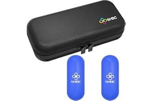 SHBC Insulin Cooler Travel Case for Diabetic Organize Medication Insulated Cooling Bag with 2 Ice Packs Black