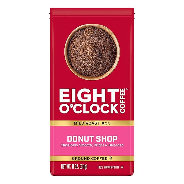 EIGHT O’CLOCK COFFEE DONUT SHOP, 11 OUNCE (PACK...