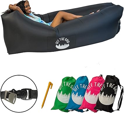 Amazon Com Off The Grid Inflatable Lounger Air Sofa Wind Chair