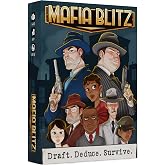 Painted Cardboard Studios Mafia Blitz Fast 10&ndash;15 Min Social Deduction Party Card Game | 6&ndash;12 Players | No Elimination, Role Drafting &amp; Bluffing Fun | Ages 14+