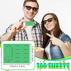 Kosiz 300 Sheets Raffle Tickets Sheets Hold This