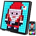Brizled Smart Pixel Display, Programmable 16 X 16 LED Pixel Art Picture Frame APP Control Digital Clock Customizable Text Pattern Animation Wall/Desk Mount for Christmas Gaming Room Home Office Decor
