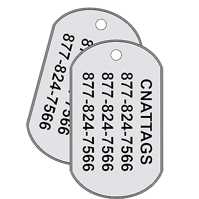 Personalized Stainless Steel Dog Tags Set of Seychelles Ubuy