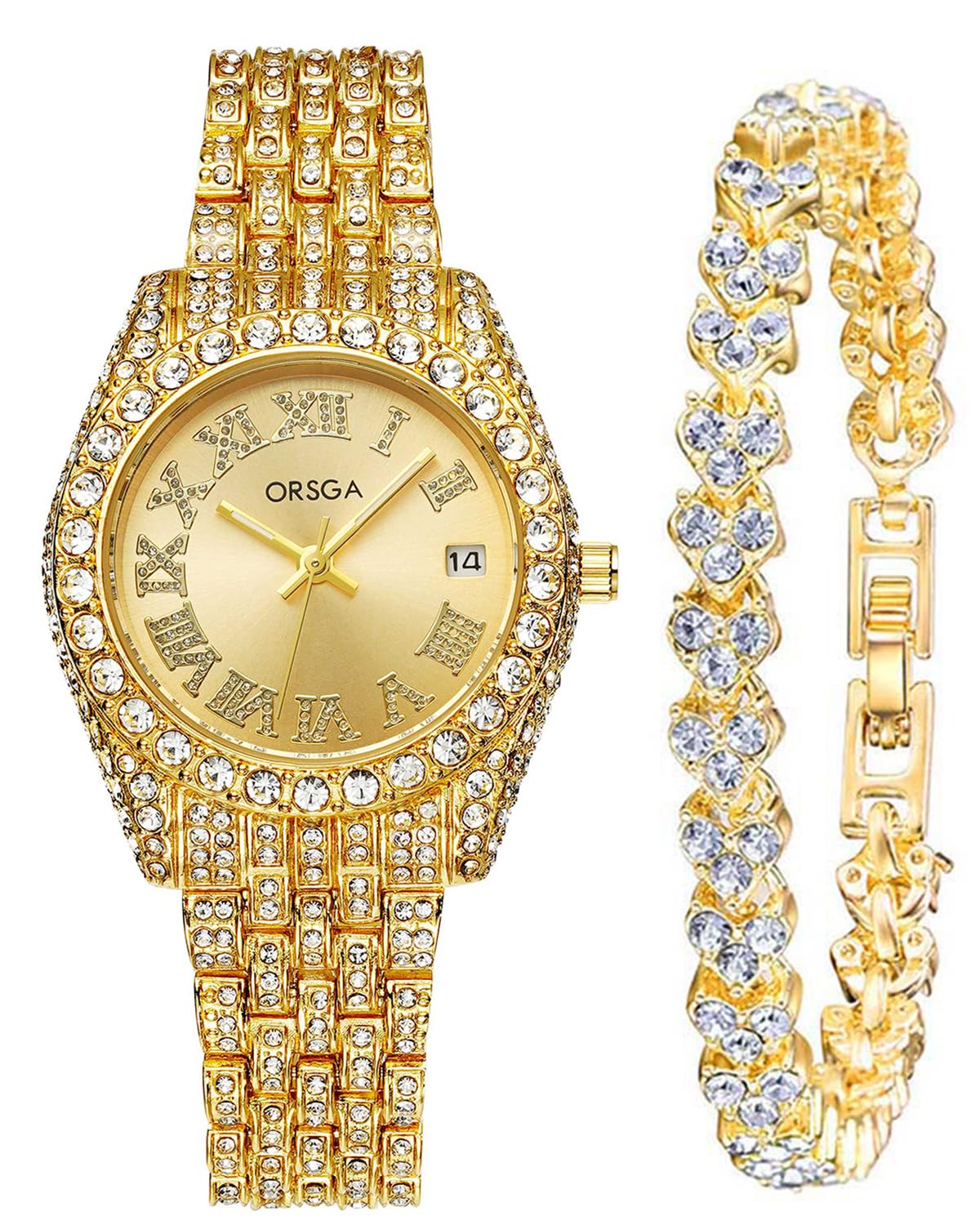 CIVO Gifts Set Watches for Women: Classic Minimalist Wristwatch with Stainless Steel Strap - Waterproof Analogue Watch for Elegant Dress Ladies