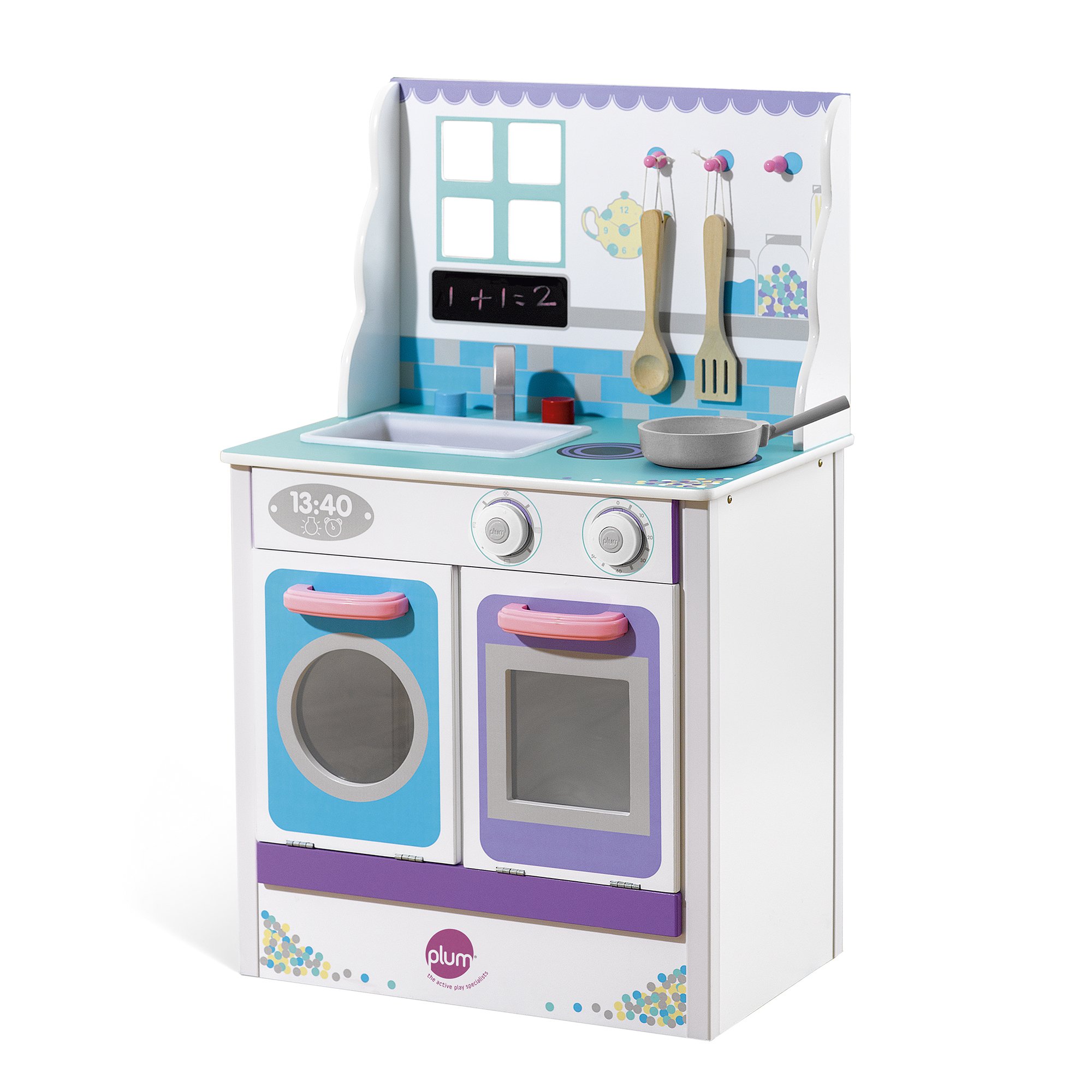 Plum Cook-a-lot Chive Wooden Role Play Kitchen
