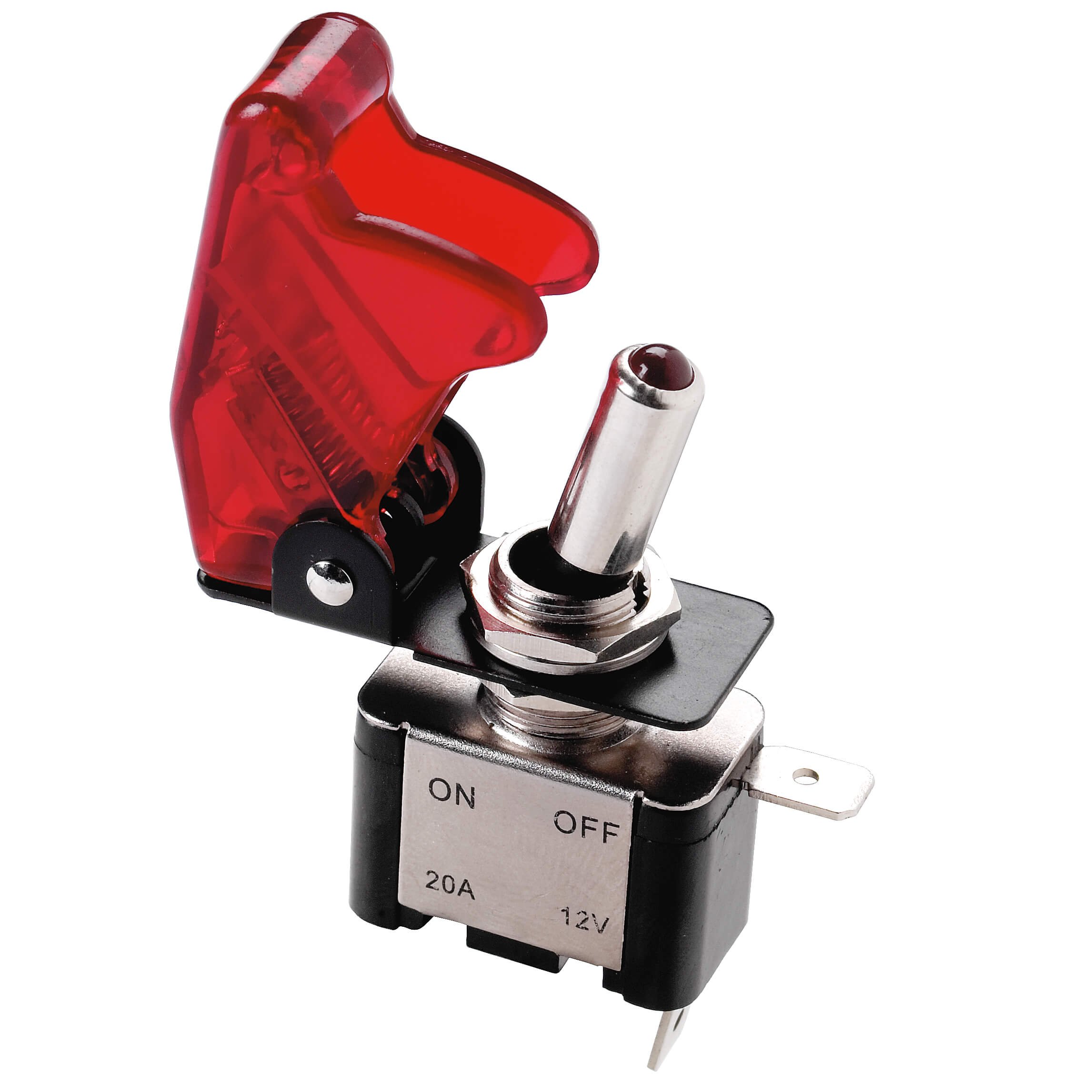 SUMEX 2404286 Car Top Gun On/Off Switch with LED - Red