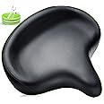 Xmifer Oversized Bicycle Seat, Ultra Wide Wing Oversized Bike Seat Comfort Compatible with Peloton Exercise Bike & Bike Plus, Electric or Tricycle Bike for Men and Women