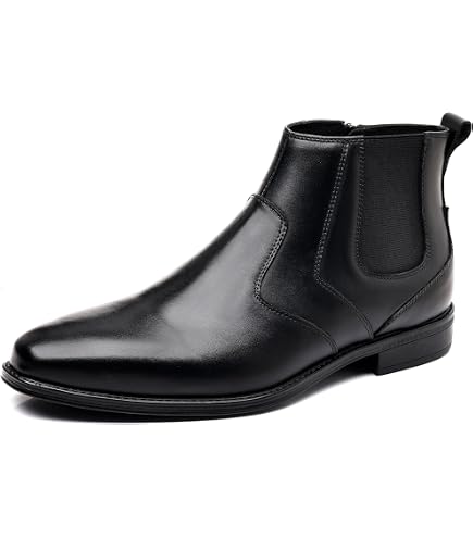 Amazon.com | Jazamé Men's 87244 Ankle High Double Zip Square Toe