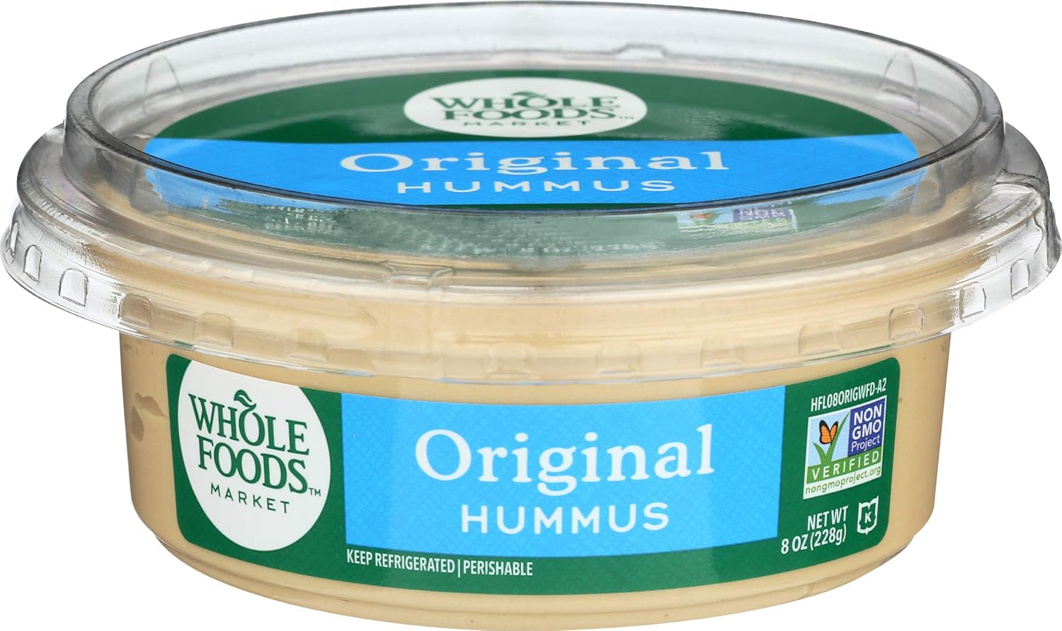 hummus from Whole Foods Market to pack on a third date for a picnic food outside during food