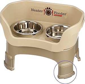 Neater Feeder Deluxe with Leg Extensions (Medium, Cappuccino)