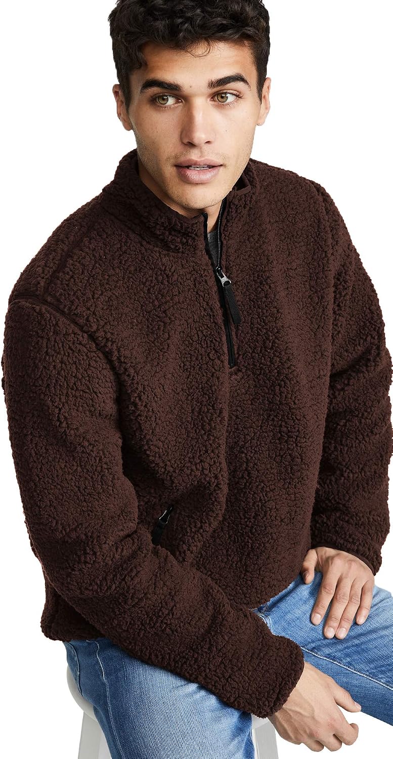 mens micro fleece pullover