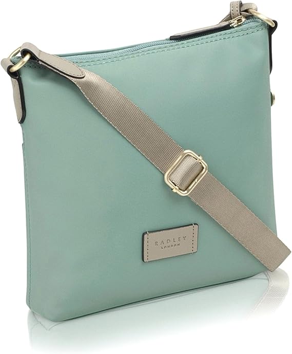 RADLEY New Pocket Essentials Small Zip Top Cross Body Bag in Eucalyptus