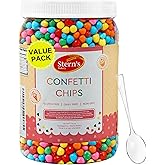 Rainbow Candy Coated Chocolate Chips | 1.5 lbs Cosmic Brownie Sprinkles | Mini Chocolate Baking Chips for Ice Cream & Cake De