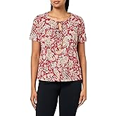 Nautica Womens Short Sleeve Tie Front Knit Top