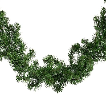 HEITMANN DECO künstliche Tannen Girlande - Lange grüne Dekogirlande, ca. 270 cm - Weihnachtsgirlande