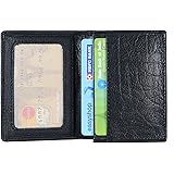 HIDE & SLEEK Black Leather Unisex Card Case (5060354110449)