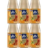 Glade Automatic Spray Refill, 6 Pack, Orange Zest &amp; Clove Scent, Home Fragrance Refill Can, 6.2 oz