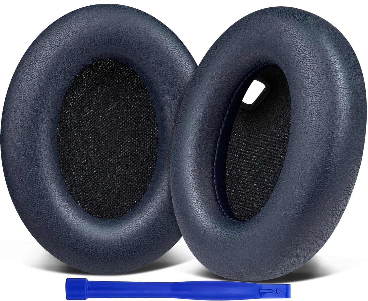 SOULWIT Replacement Earpads for Sony WH-1000XM4 (WH1000XM4) Headphones, Ear Pads Cushions with Noise Isolation Foam, Added Thickness, Without Affecting Sensor - Blue
