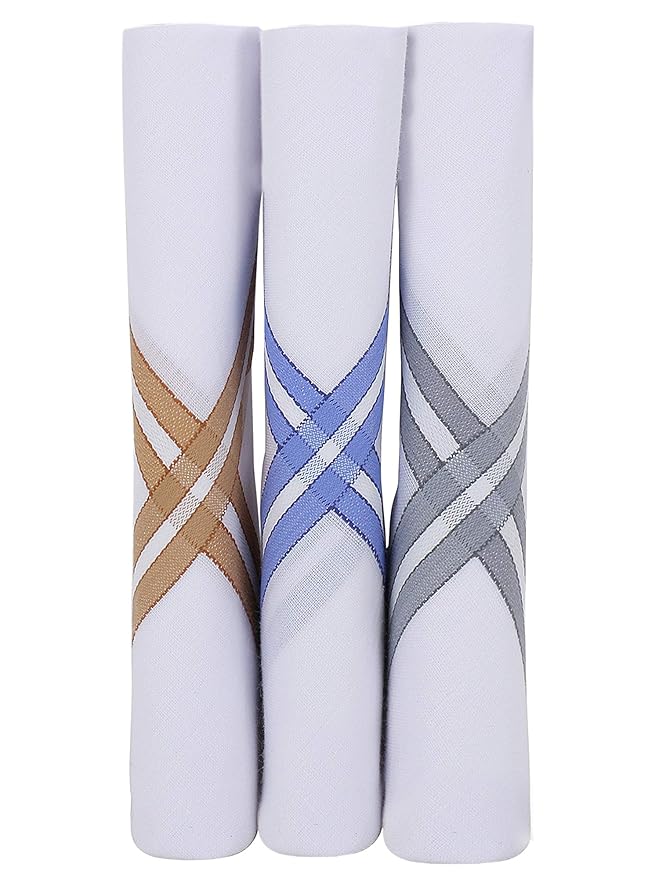 Buy Savage Handkerchiefs for Men Cotton Mens Formal Cotton Soft Hand kerchiefs Set for