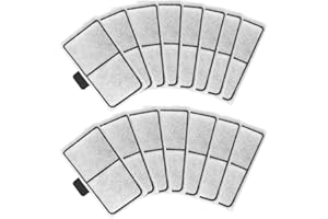 20pcs Filter Cartridges Compatible with Top Fin EF-S & BF5 BETTAFLO, 9.5x5.5cm/3.74x2.17in Fish Tank Filter Cartridge Replace