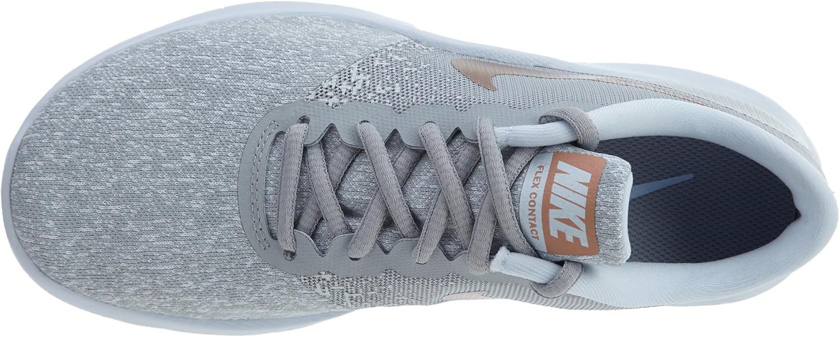 nike flex contact wolf grey rose gold